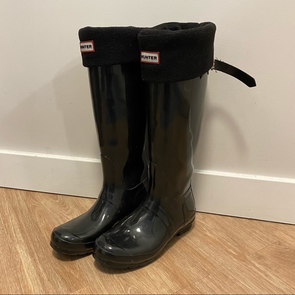 Hunter Wide Calf and Liner Boots - Picture 2 of 13